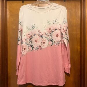 No Label Size S Pink Floral Top